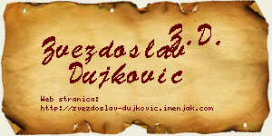 Zvezdoslav Dujković vizit kartica